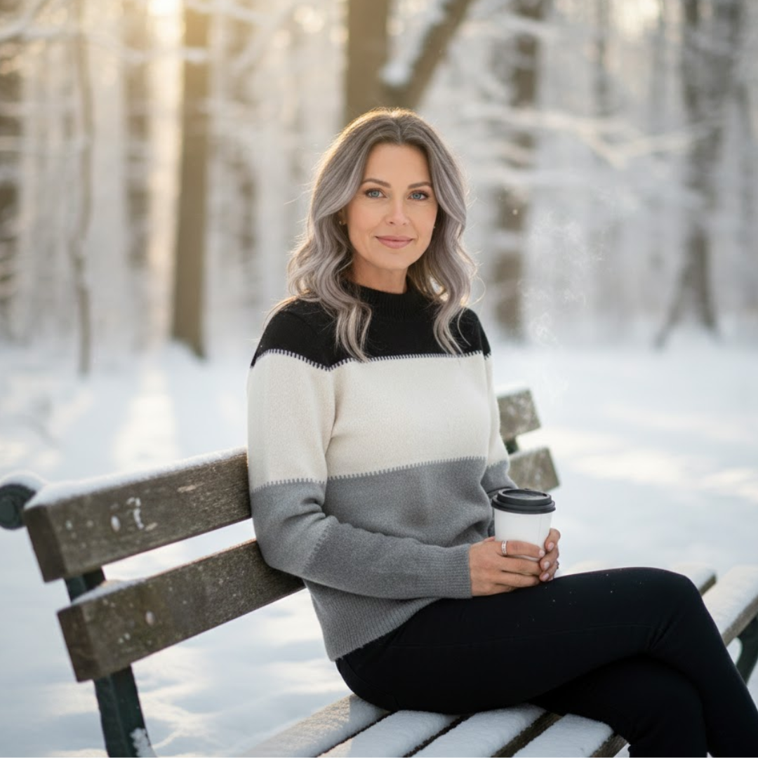 Elina | Luźny i elegancki sweter