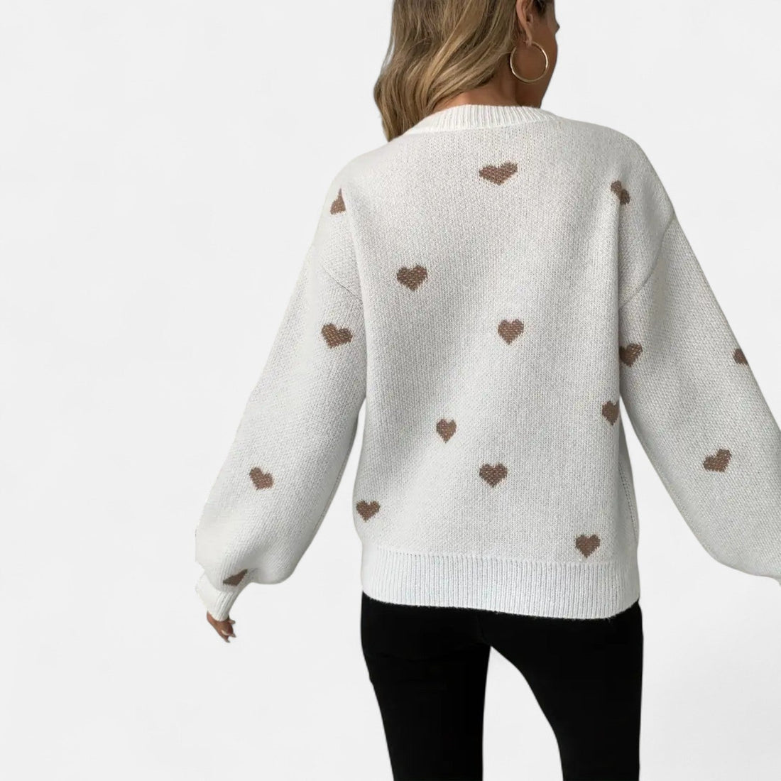 Isla Hearts Sweter wełniany
